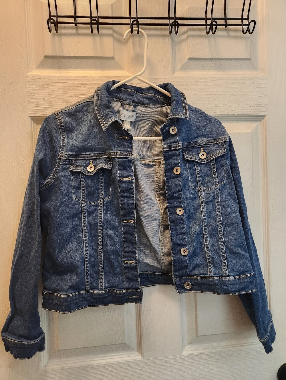 The Children's Place Girls' Medium Blue Denim Jacket - Picture 1 of 3